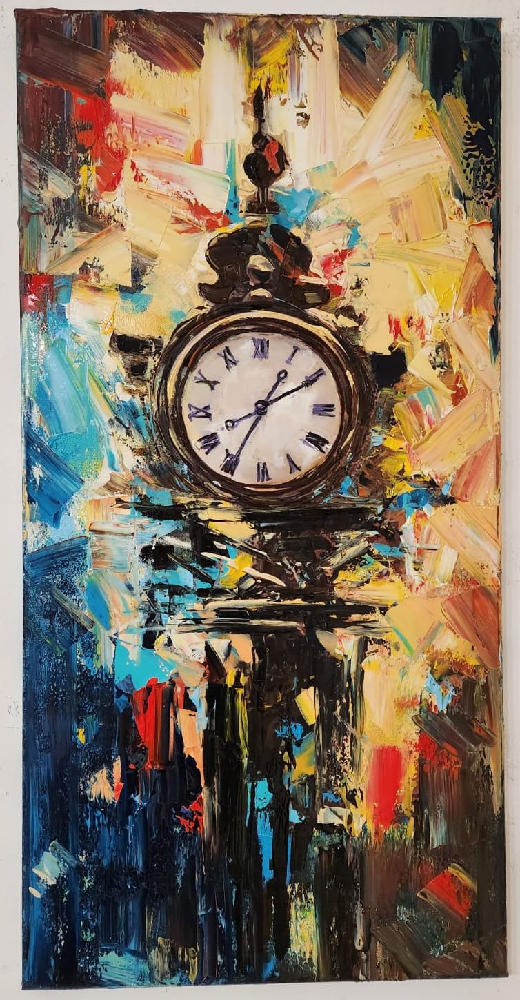 ArteDiAlina.com painting: Abstracting time